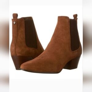 Sam Edelman Reesa Pointed Toe Chelsea Boots, 8.5, Desert, Boho Western, Festival
